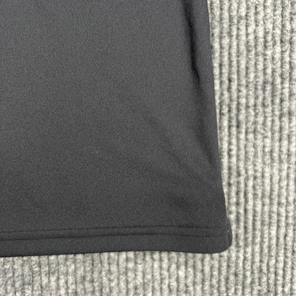 Under Armour Polo Shirt Boys Medium Black Short Sleeve Loose Fit Heat Gear - Picture 5 of 13